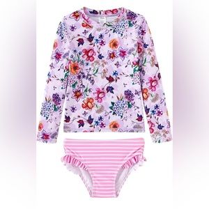 UMELOK Toddler. 6-9 Months Rash Guard Sets with Bikini Bottoms Swimwear.…